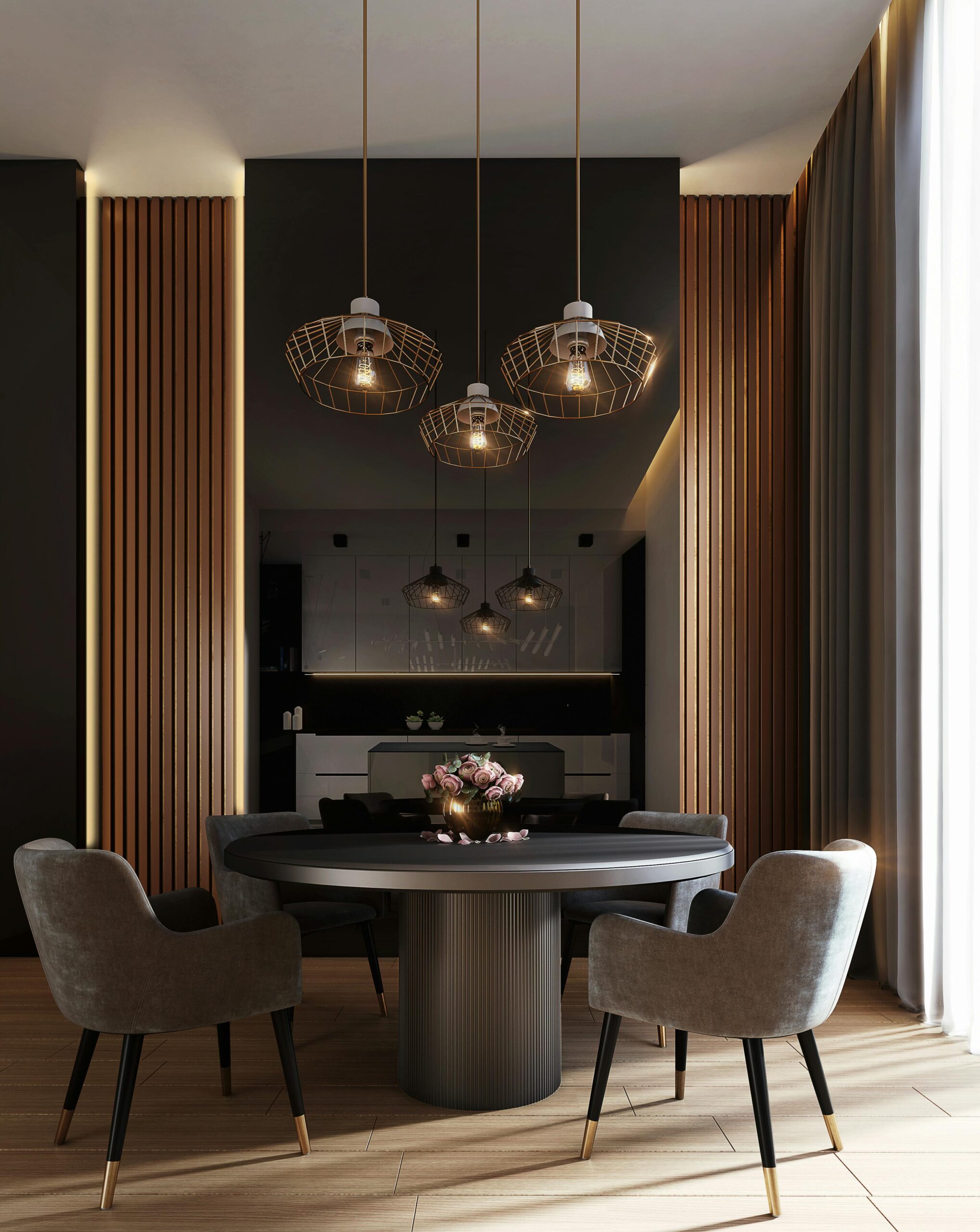 Modern pendant lighting in a stylish dining space - Niagara Region neighborhood guide